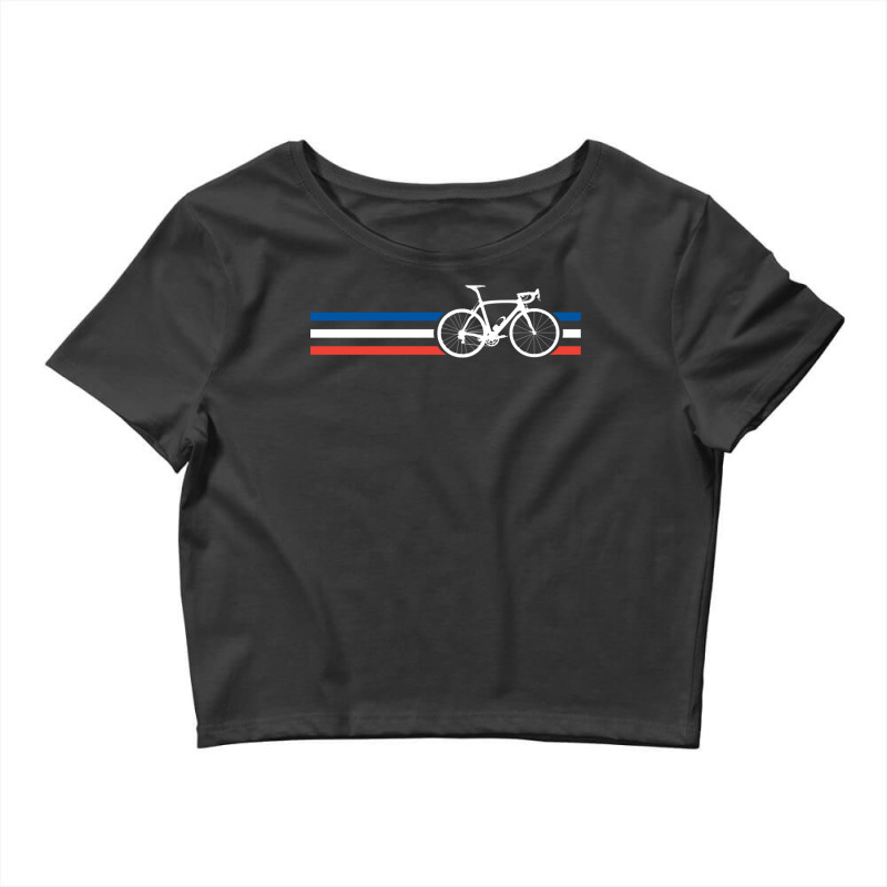 Bike Stripes French National Road Race V2 Crop Top by CurtisDaleCochran | Artistshot