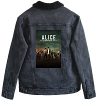 Alice Borderline Unisex Sherpa-lined Denim Jacket | Artistshot