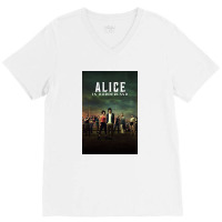 Alice Borderline V-neck Tee | Artistshot