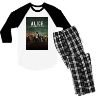 Alice Borderline Men's 3/4 Sleeve Pajama Set | Artistshot