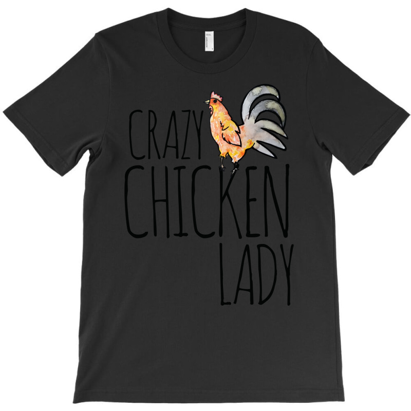 Crazy Chicken Lady Blue T-Shirt by lodenbuduanf | Artistshot