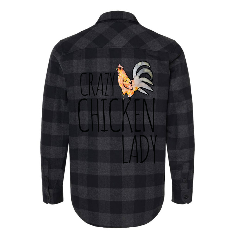 Crazy Chicken Lady Blue Flannel Shirt by lodenbuduanf | Artistshot