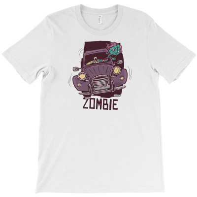 Zombie Driver T-shirt Designed By Dirja Lara Amerla