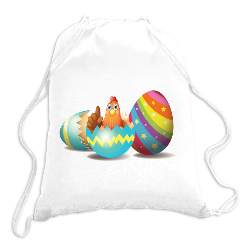 Custom Easter Egg Drawstring Sack