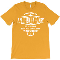 I Majored In Anthropology Stars T-shirt | Artistshot