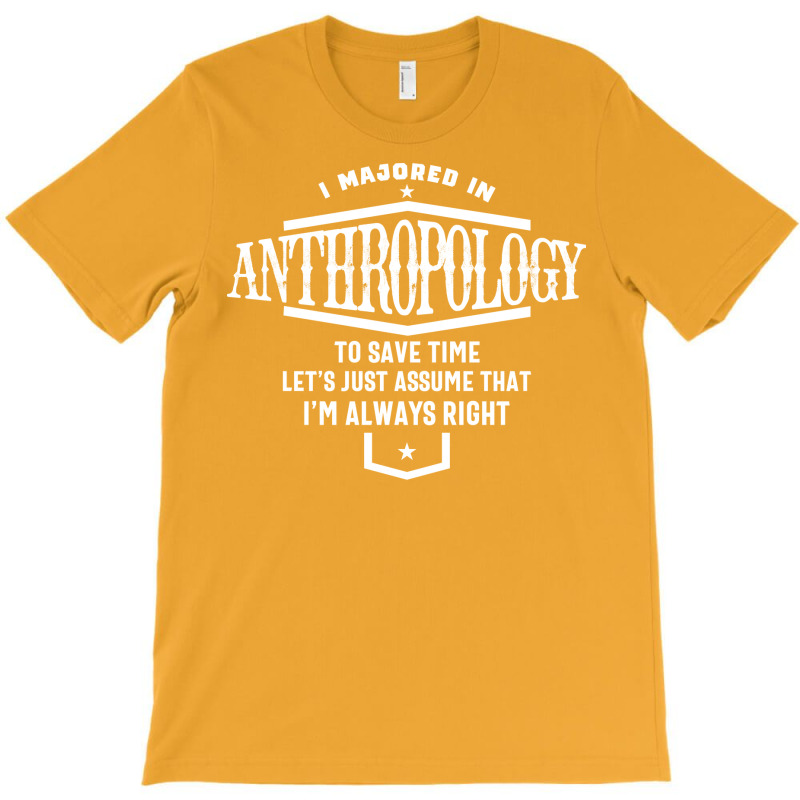 I Majored In Anthropology Stars T-Shirt by lhedideuricp | Artistshot