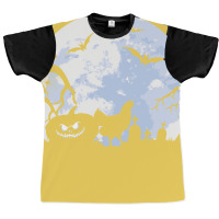 Chicken Halloween Costume Farmer Chickens Pumpkin Yellow Graphic T-shirt | Artistshot