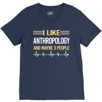 3 People Anthropology Anthropologist Cool V-neck Tee | Artistshot