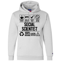 Social Scientist Job Black Gift Champion Hoodie | Artistshot