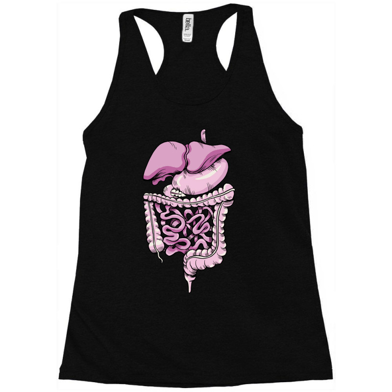 Detailed Digestive System Green Racerback Tank by jenalyihyet | Artistshot