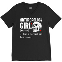 Anthropology Girl Travel V-neck Tee | Artistshot