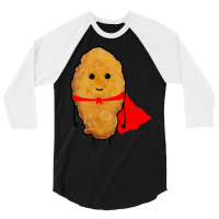 Cute Chicken Nugget Travel 3/4 Sleeve Shirt | Artistshot