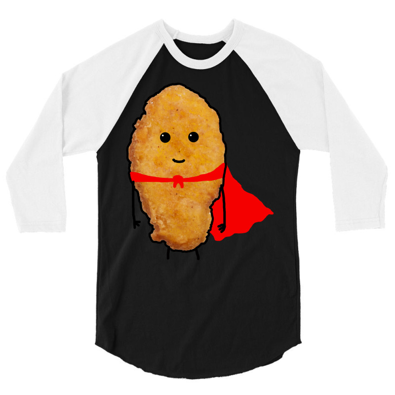 Cute Chicken Nugget Travel 3/4 Sleeve Shirt | Artistshot