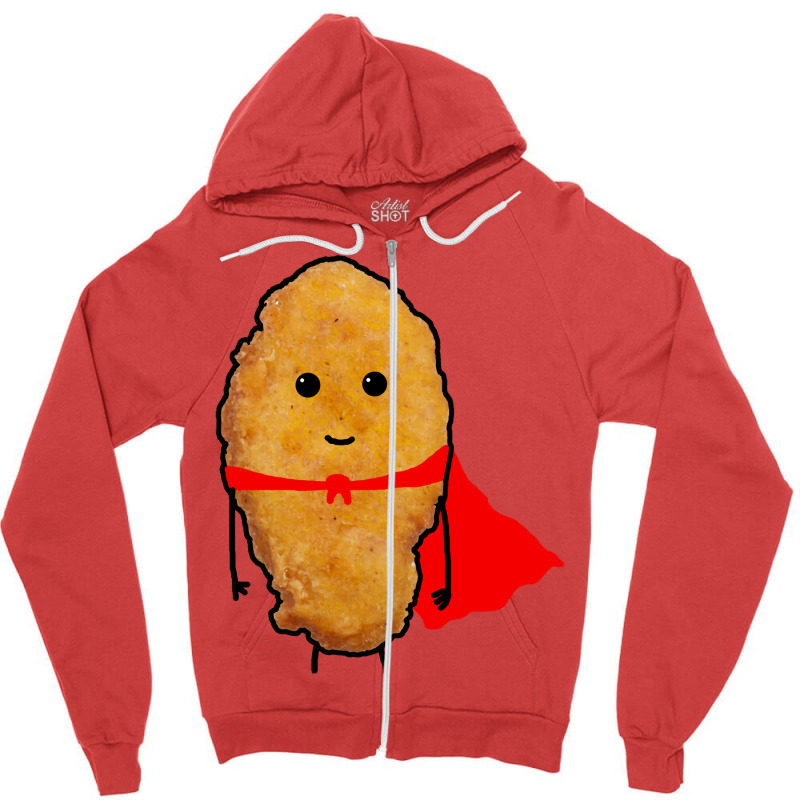 Cute Chicken Nugget Travel Zipper Hoodie | Artistshot