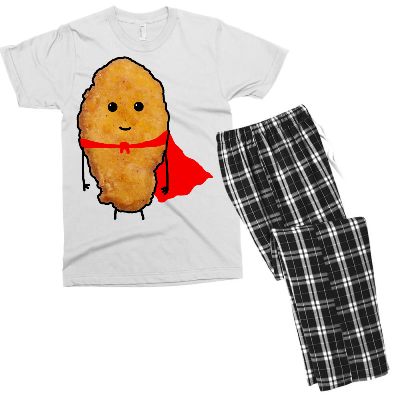 Cute Chicken Nugget Travel Men's T-shirt Pajama Set | Artistshot