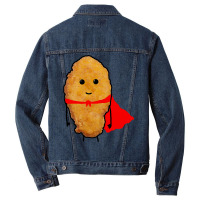 Cute Chicken Nugget Travel Men Denim Jacket | Artistshot