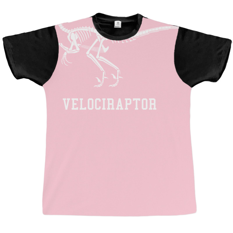 Velociraptor Skeleton Quote Graphic T-shirt | Artistshot