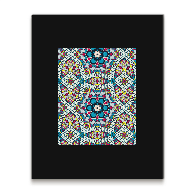 Cartoon Bang Metal Print Vertical | Artistshot