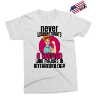 Never Underestimate Woman Anthropology Aesthetic Exclusive T-shirt | Artistshot