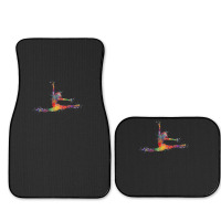 Girl Gymnastics Twine Watercolor Full Set Car Mats | Artistshot