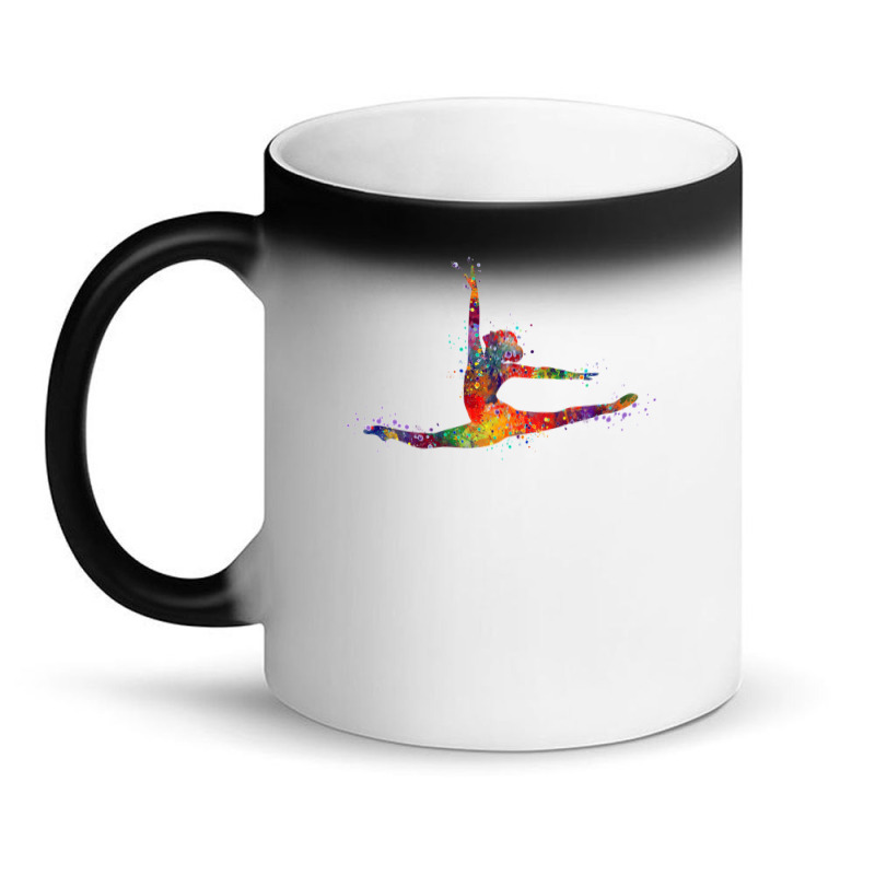 Girl Gymnastics Twine Watercolor Magic Mug | Artistshot