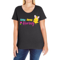 Easter Hip Hop Hooray Chicken Chick Bunny Ears Tumblr Ladies Curvy T-shirt | Artistshot