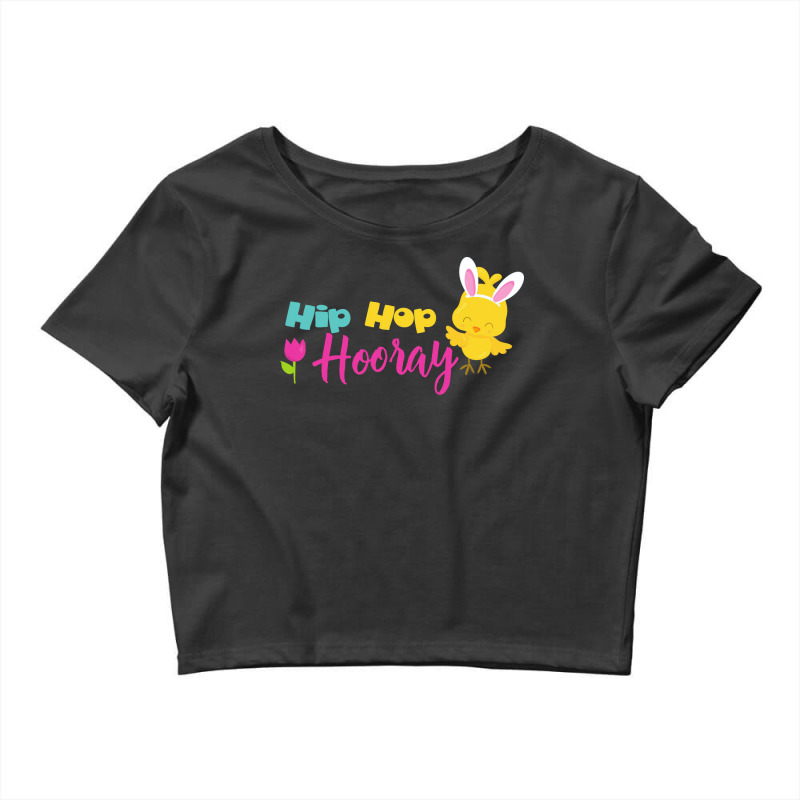 Easter Hip Hop Hooray Chicken Chick Bunny Ears Tumblr Crop Top by malaofedalau | Artistshot