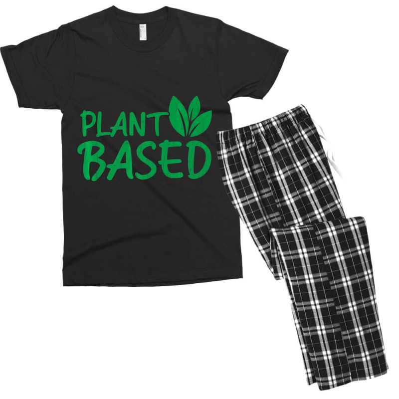 Plant Based Vegetarian Vegan Vegetables Food Lover Men's T-shirt Pajama Set by tiennguyen | Artistshot