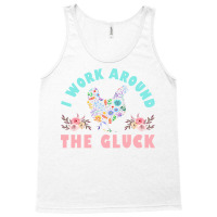 Funny Farmer Animal I Work Around The Gluck Chickens Lover Nature Tank Top | Artistshot