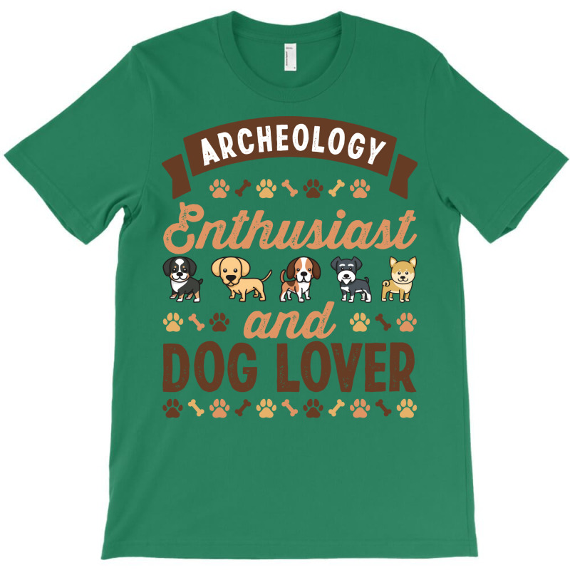 Archeology Enthusiast And Dog Lover Gift Yellow T-shirt | Artistshot