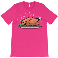 Roast Chicken Dish Cartoon 70s T-shirt | Artistshot