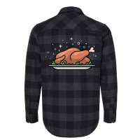 Roast Chicken Dish Cartoon 70s Flannel Shirt | Artistshot