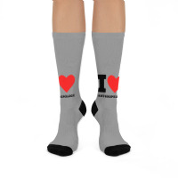 I Love Anthropology Aesthetic Crew Socks | Artistshot