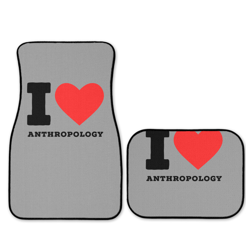 I Love Anthropology Aesthetic Full Set Car Mats | Artistshot