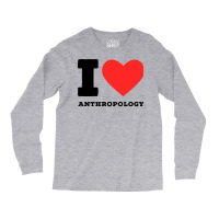 I Love Anthropology Aesthetic Long Sleeve Shirts | Artistshot