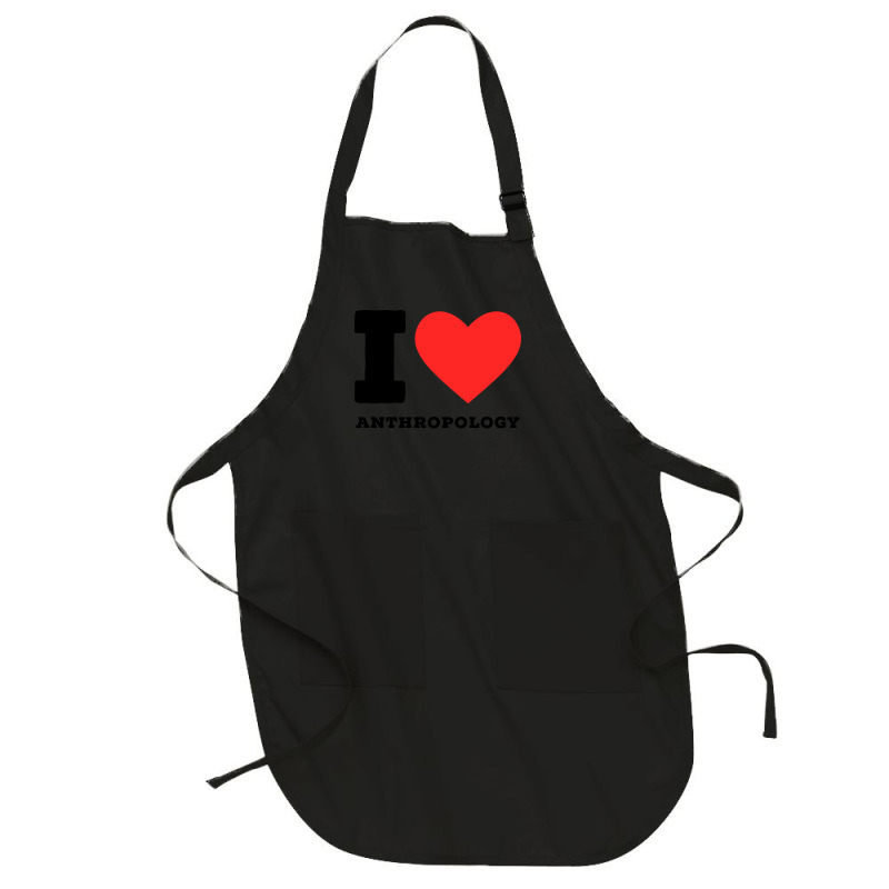 I Love Anthropology Aesthetic Full-length Apron | Artistshot