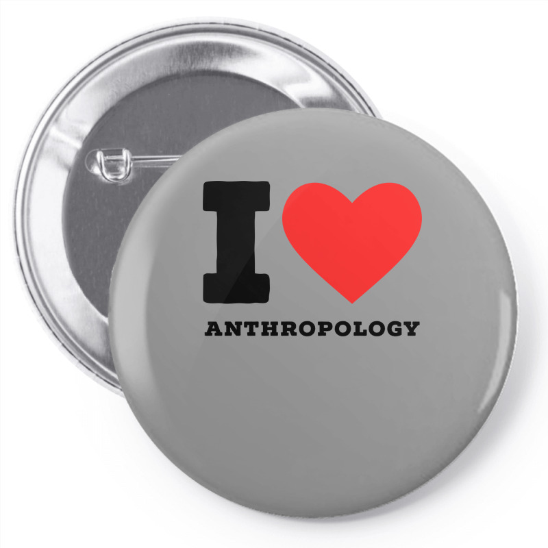 I Love Anthropology Aesthetic Pin-back Button | Artistshot