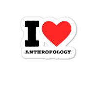 I Love Anthropology Aesthetic Sticker | Artistshot