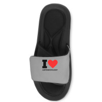 I Love Anthropology Aesthetic Slide Sandal | Artistshot