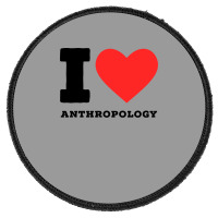 I Love Anthropology Aesthetic Round Patch | Artistshot