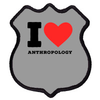 I Love Anthropology Aesthetic Shield Patch | Artistshot