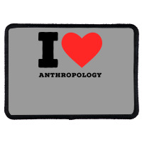 I Love Anthropology Aesthetic Rectangle Patch | Artistshot