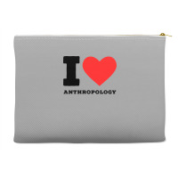 I Love Anthropology Aesthetic Accessory Pouches | Artistshot