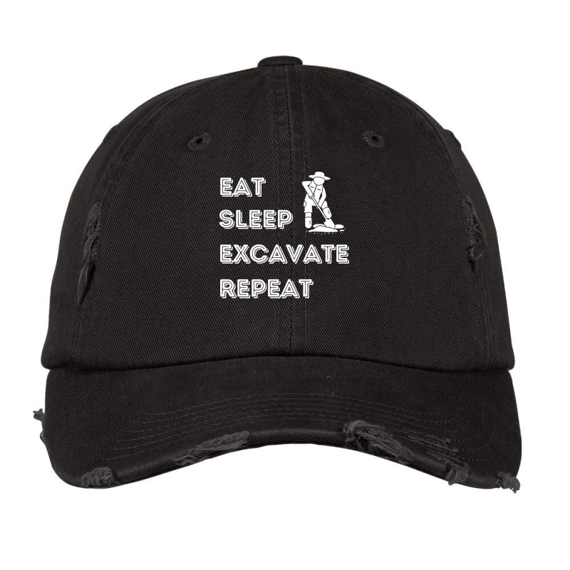 Excavate And Repeat Archaeology Vintage Cap by eltaihawrys | Artistshot