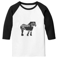 Trending Belgian Draft Rider Horse Lover Youth 3/4 Sleeve | Artistshot