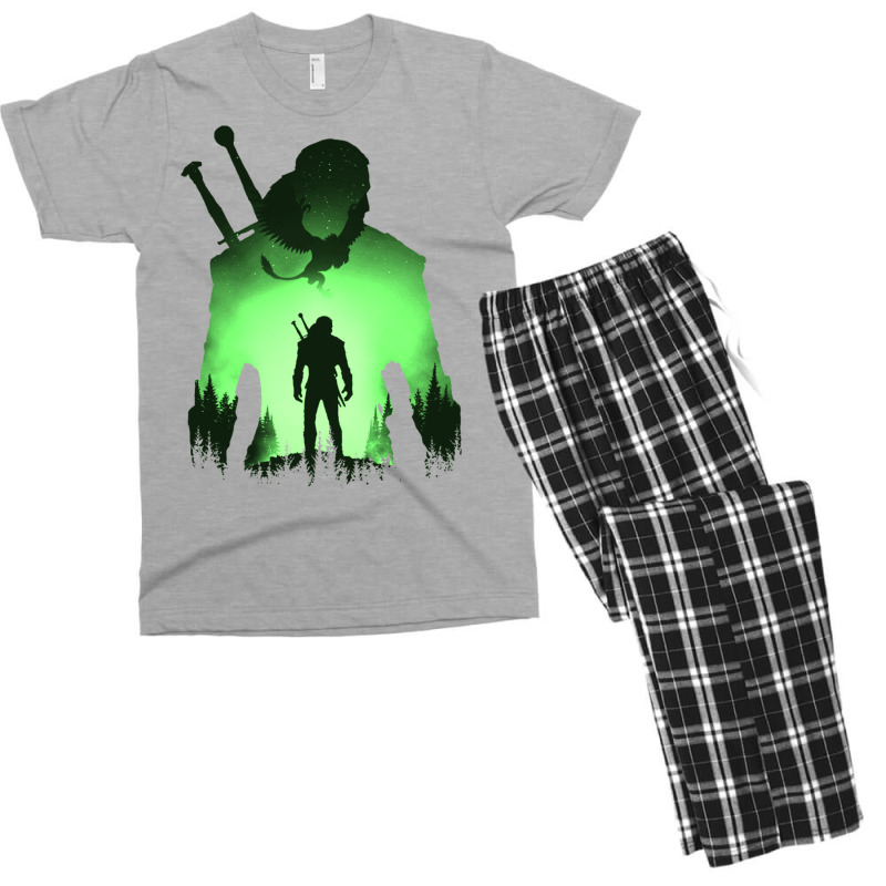 Sword  Symbol  Fitted Men's T-shirt Pajama Set | Artistshot