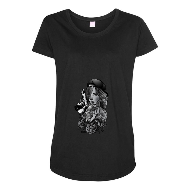 Criminal Woman Maternity Scoop Neck T-shirt by SallieEllenIsraelit | Artistshot