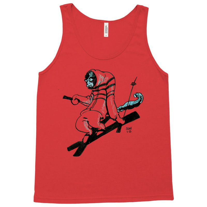 Ski Monkey Aesthetic Tank Top | Artistshot