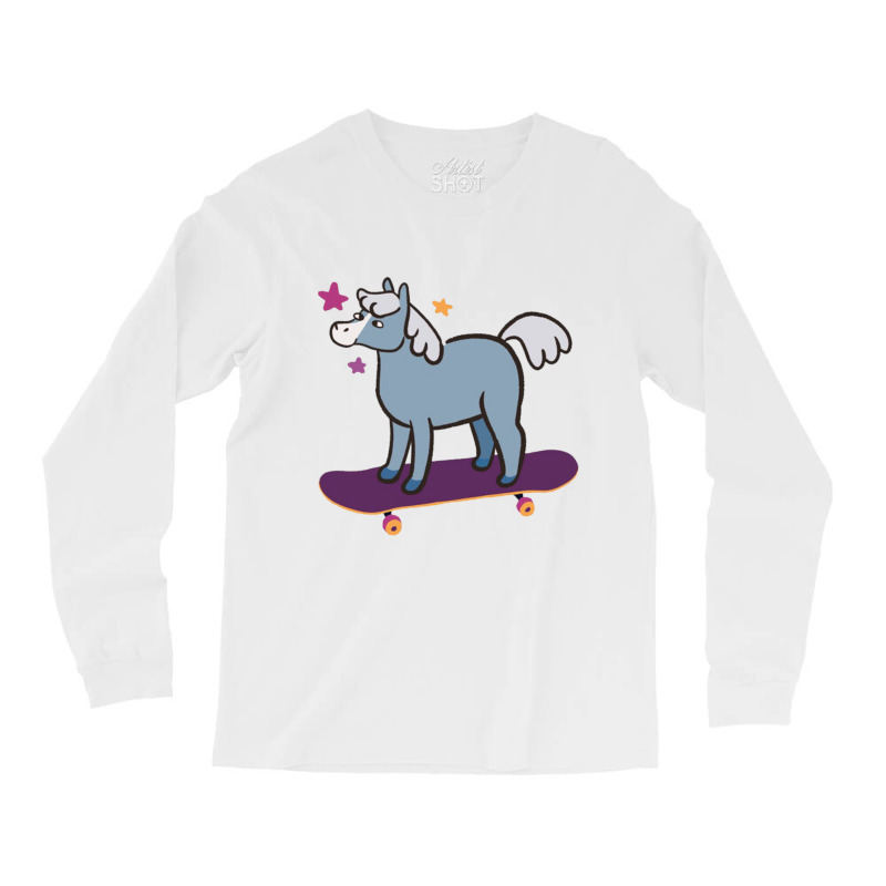 Horse Pro Skater Long Sleeve Shirts | Artistshot