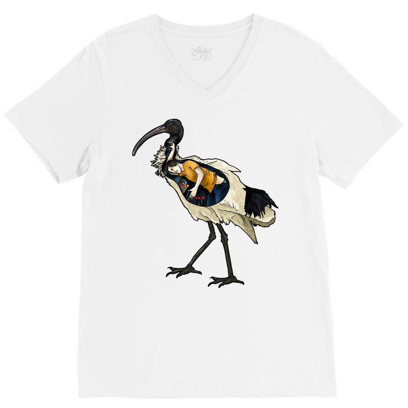 Ibis Quote V-Neck Tee by seakolaasseh | Artistshot